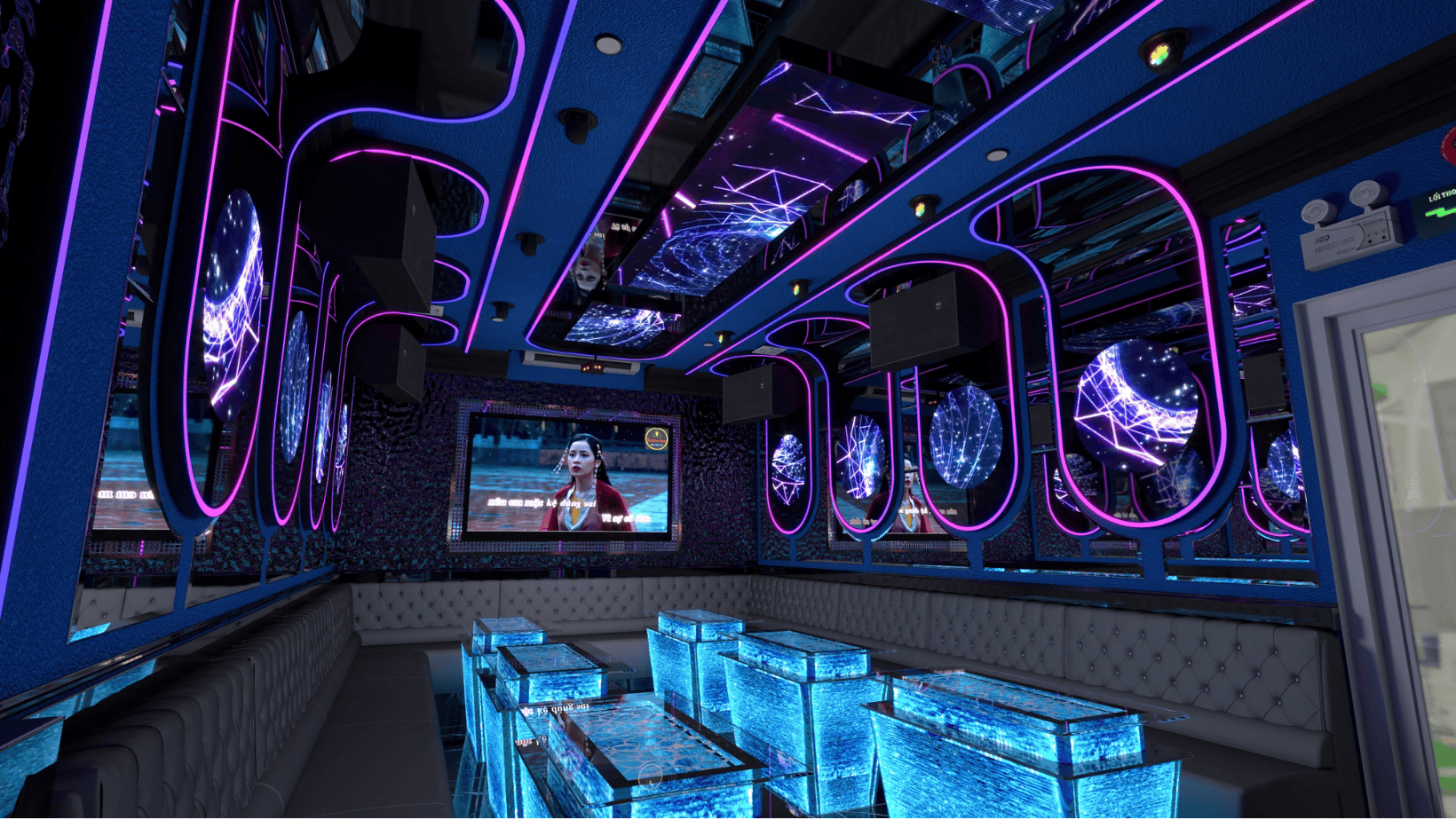 Mẫu phòng karaoke đã thi công