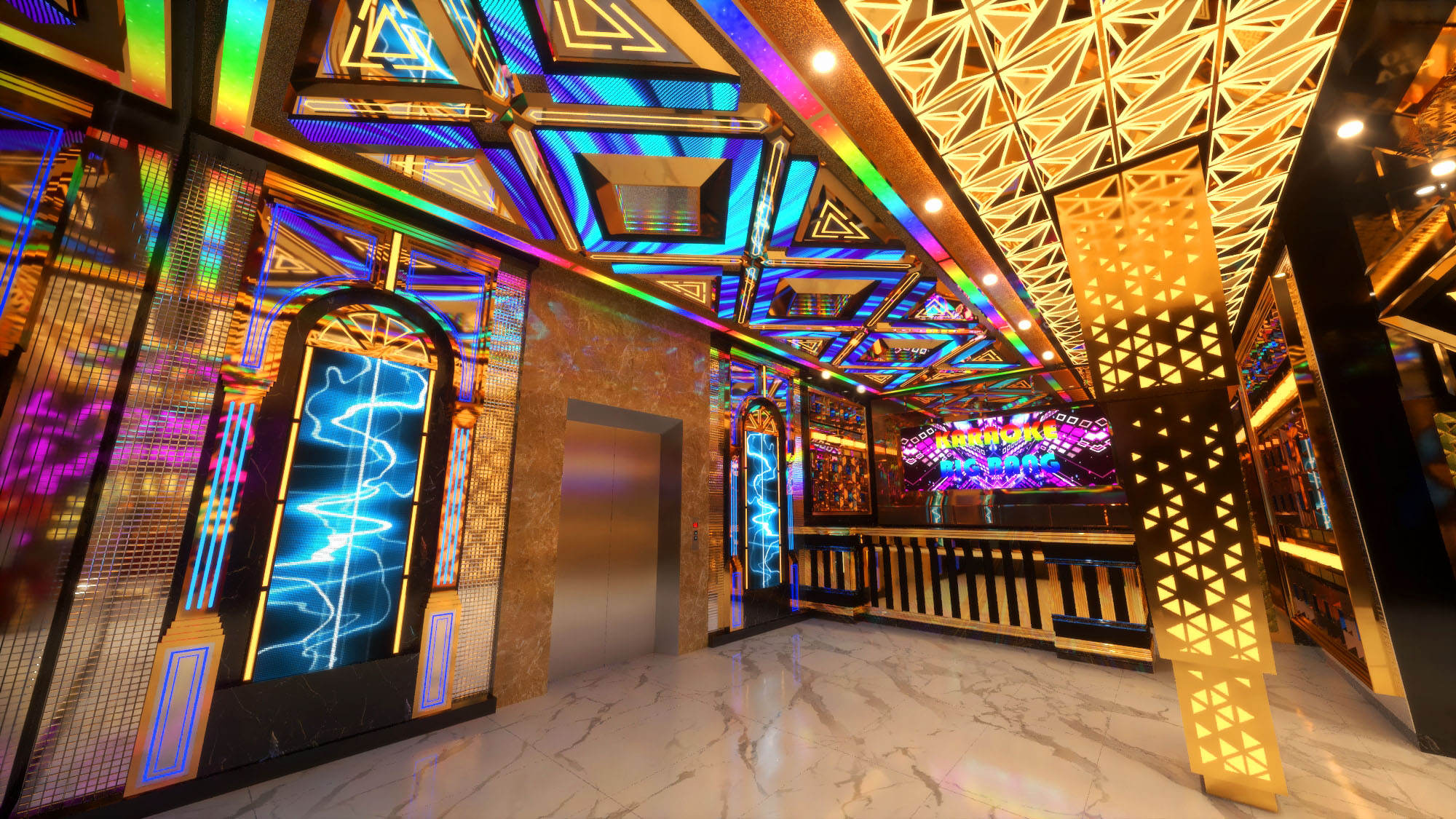 Mẫu thiết kế karaoke hiện đại