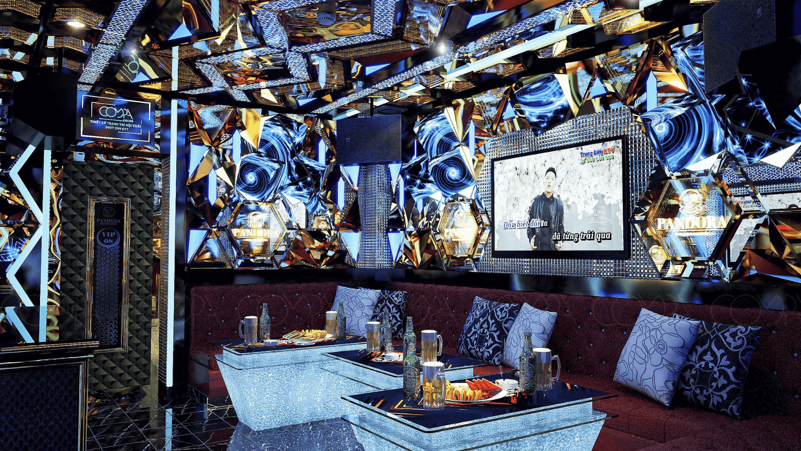 Mẫu thiết kế karaoke hiện đại