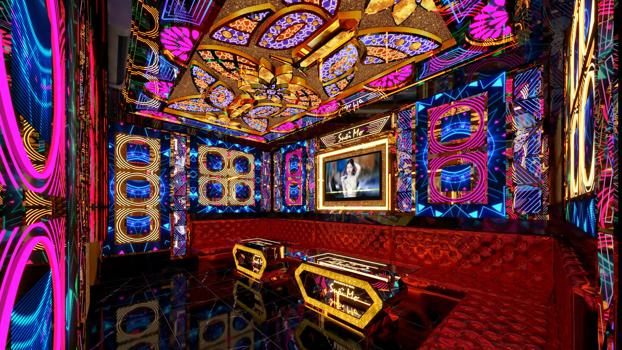Mẫu thiết kế karaoke hiện đại