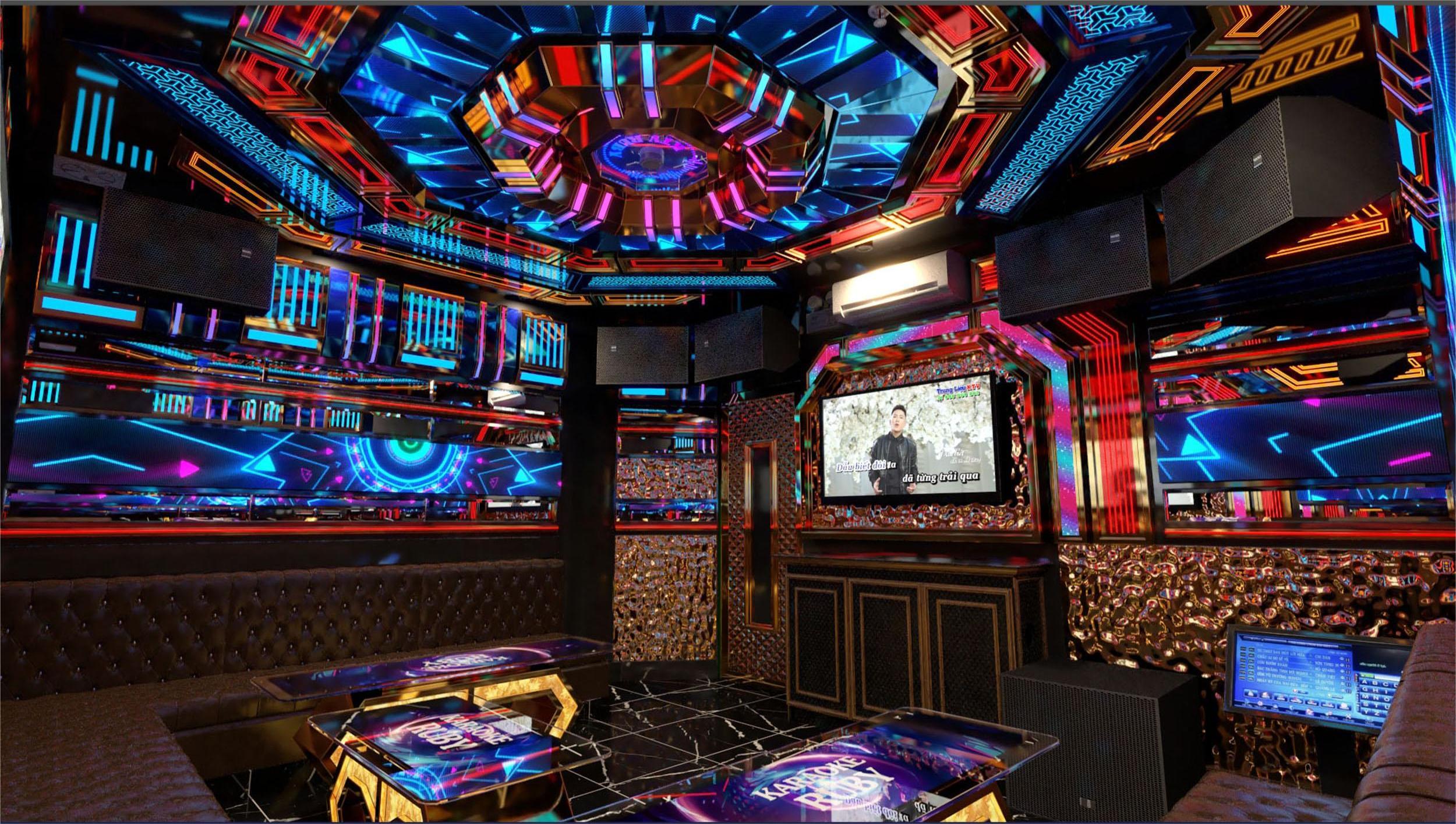 Mẫu phòng karaoke đã thi công
