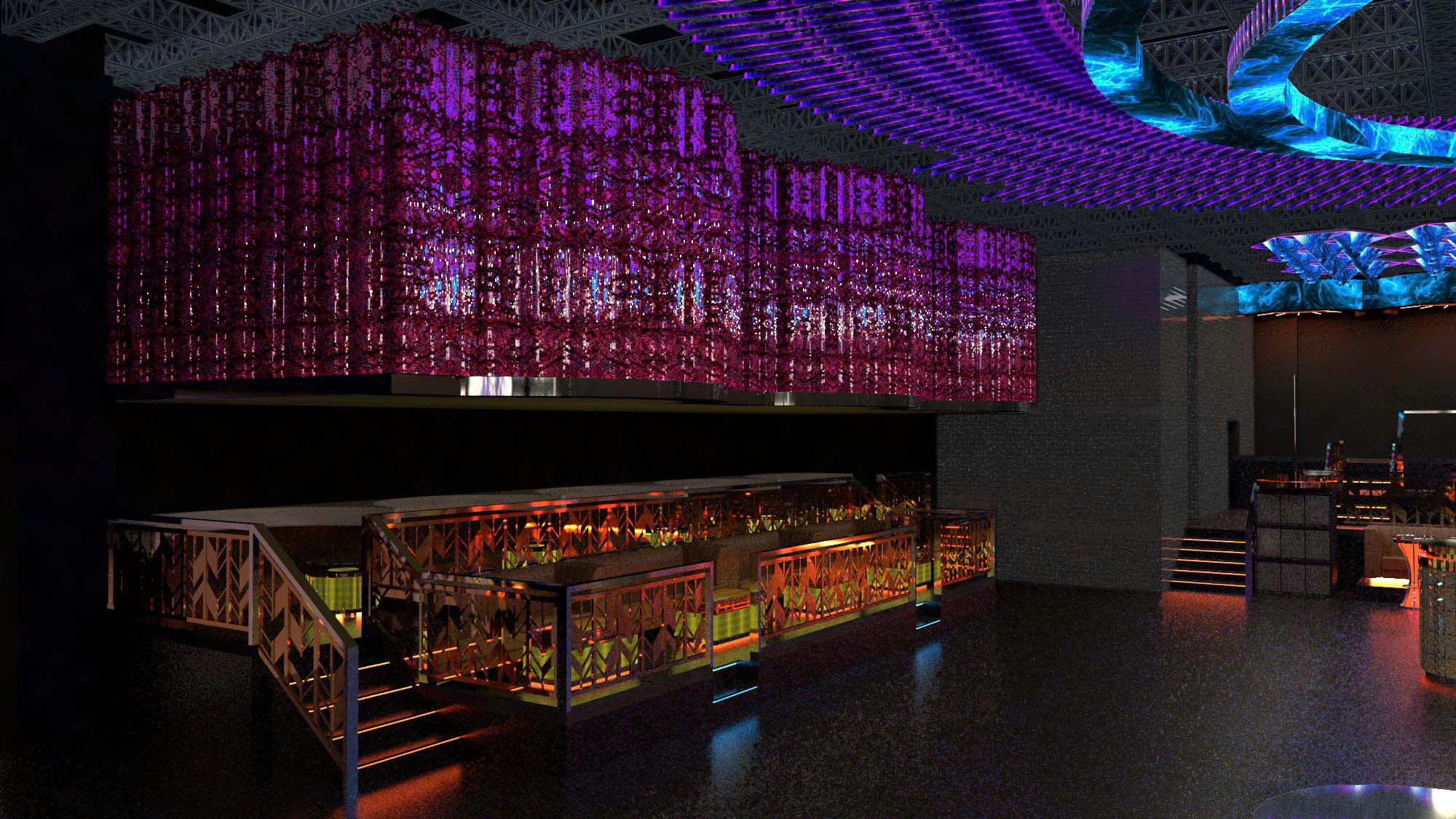 Phối cảnh Bar New Phương Đông