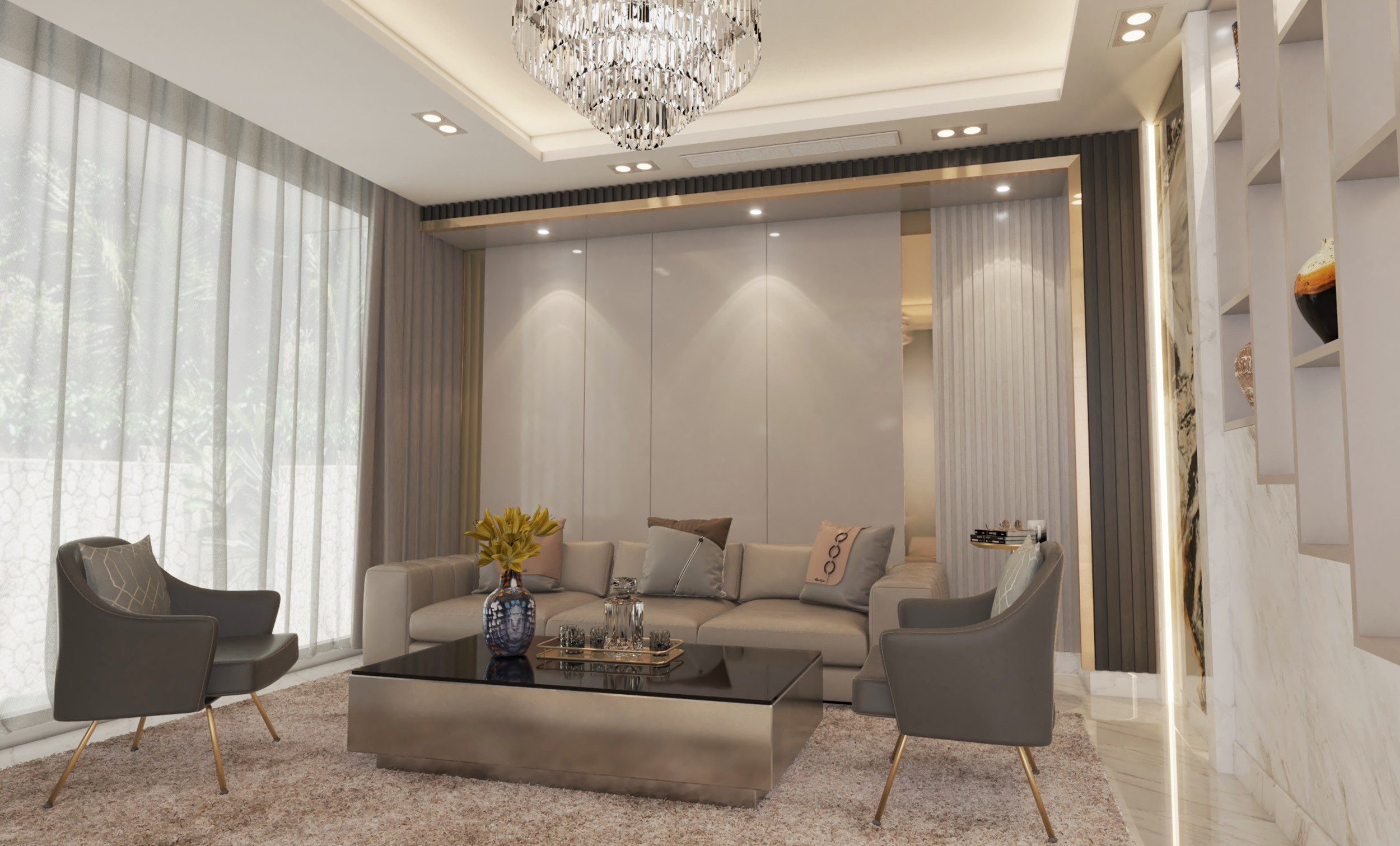 Thiết kế biệt thự phong cách hiện đại 