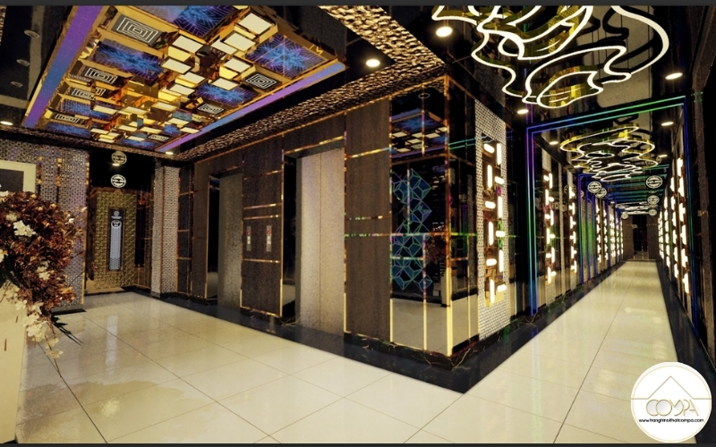 Thiết kế hộp đèn trang trí trong Karaoke