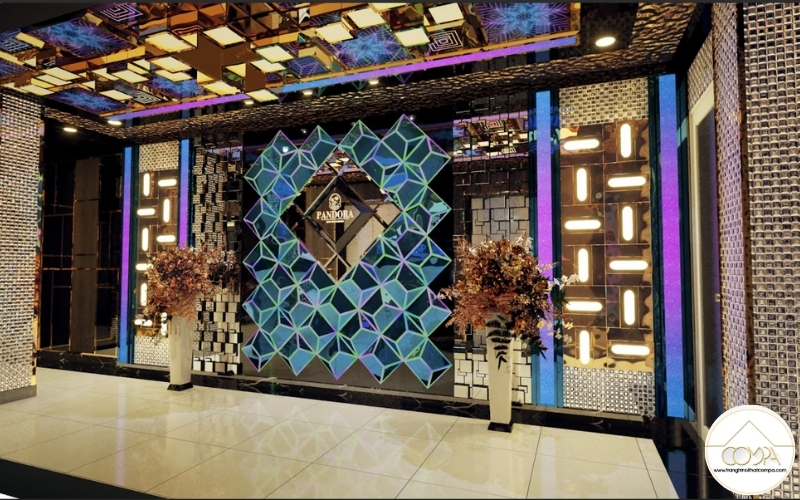 Thiết kế hộp đèn trang trí trong Karaoke