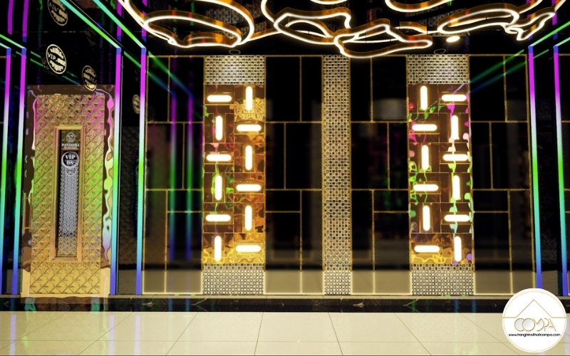 Thiết kế hộp đèn trang trí trong Karaoke
