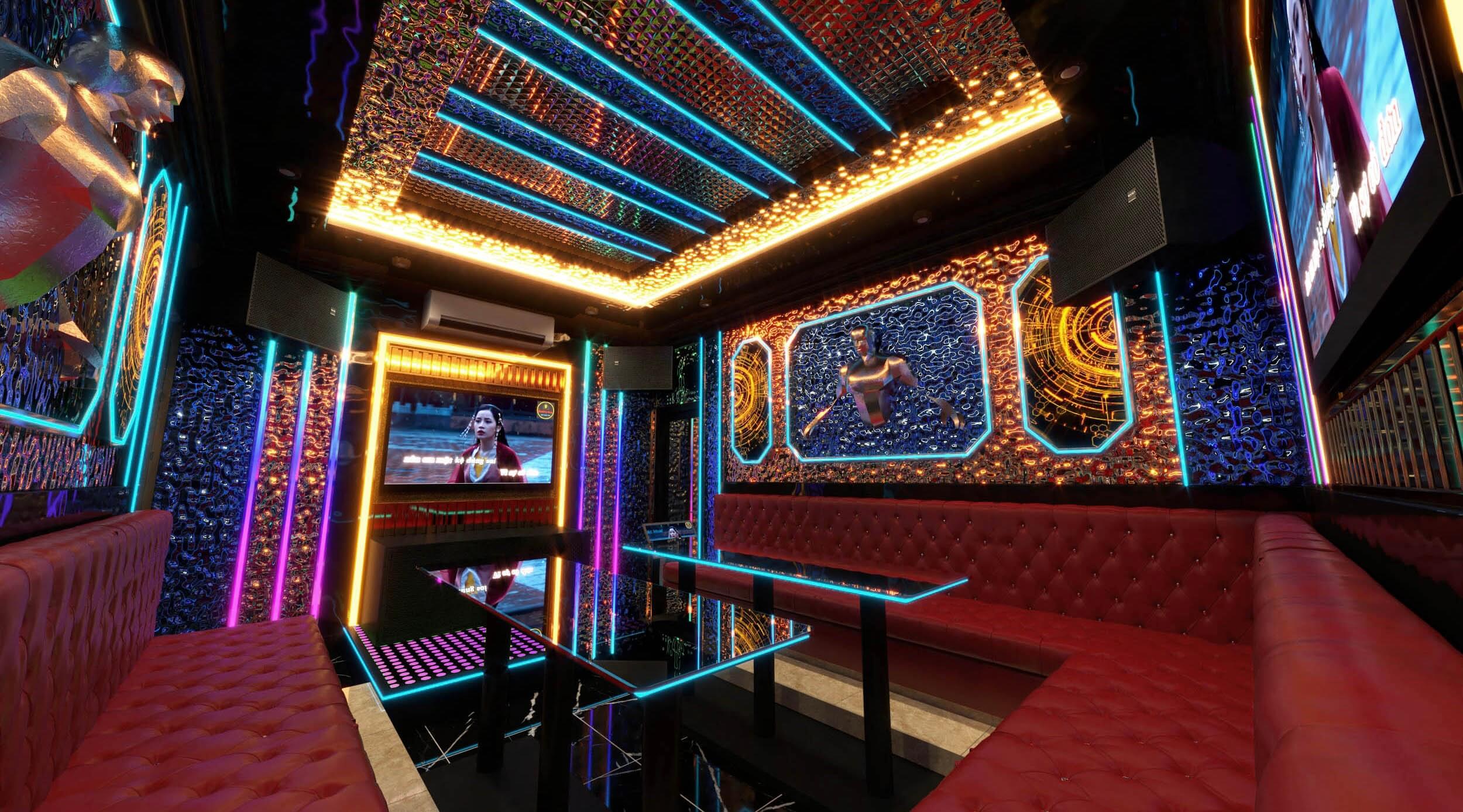 Hình1.  Thiết kế phòng Karaoke Lan Anh