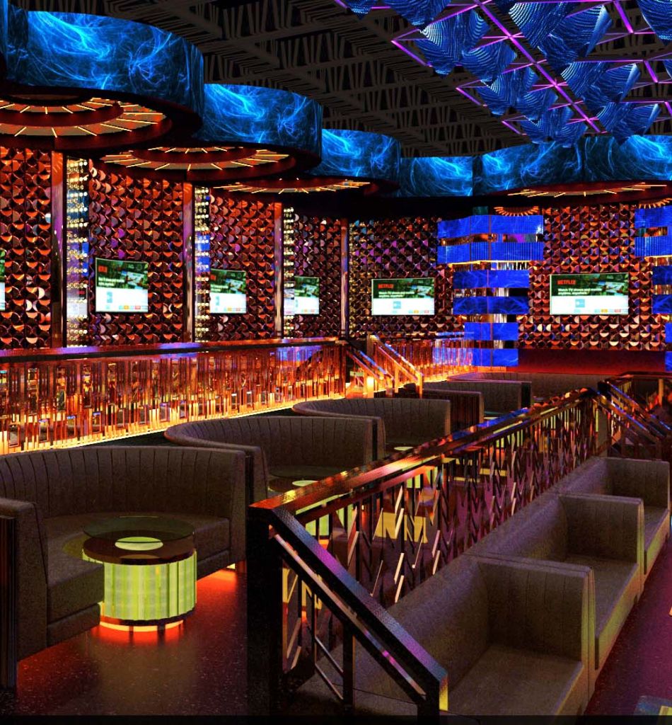 BAR NEW PHƯƠNG ĐÔNG ĐÀ NẴNG <br>Vũ trường bật nhất do Compa Decor thiết kế thi công