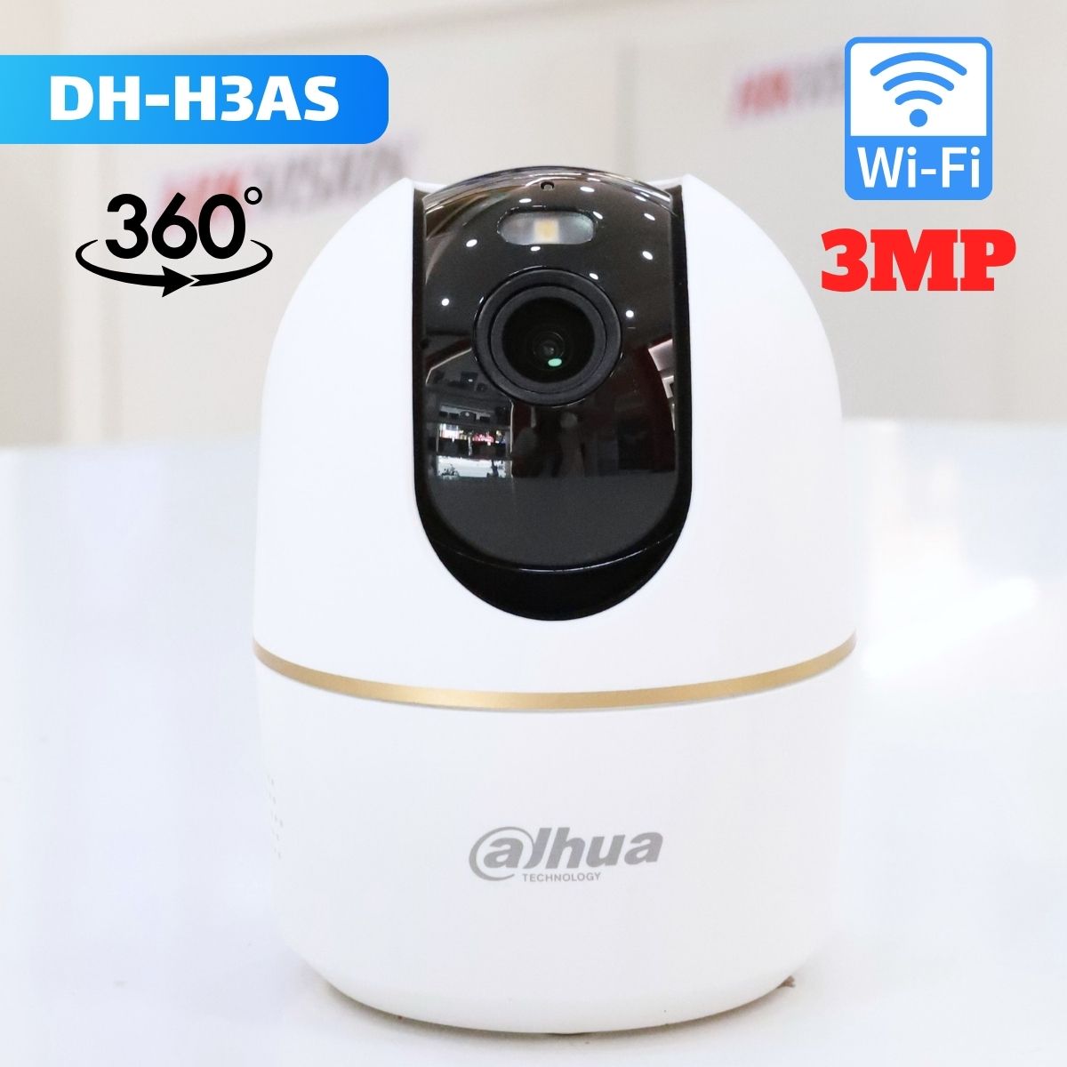Camera DAHUA Hero H3AS (3MP)- Xoay- Trong Nhà
