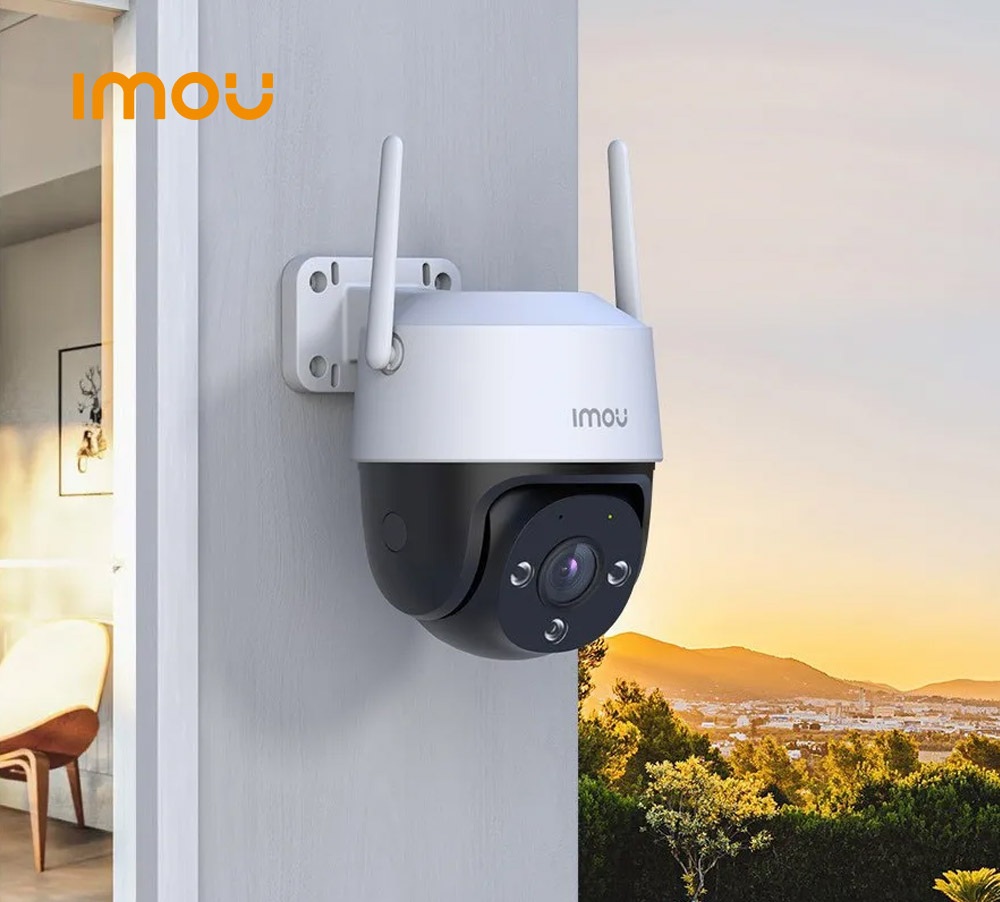 Camera wifi IMOU IPC-S31FEP 3MP -Ngoài trời, Xoay, Full color, đàm thoại 2 chiều, báo động còi và đèn