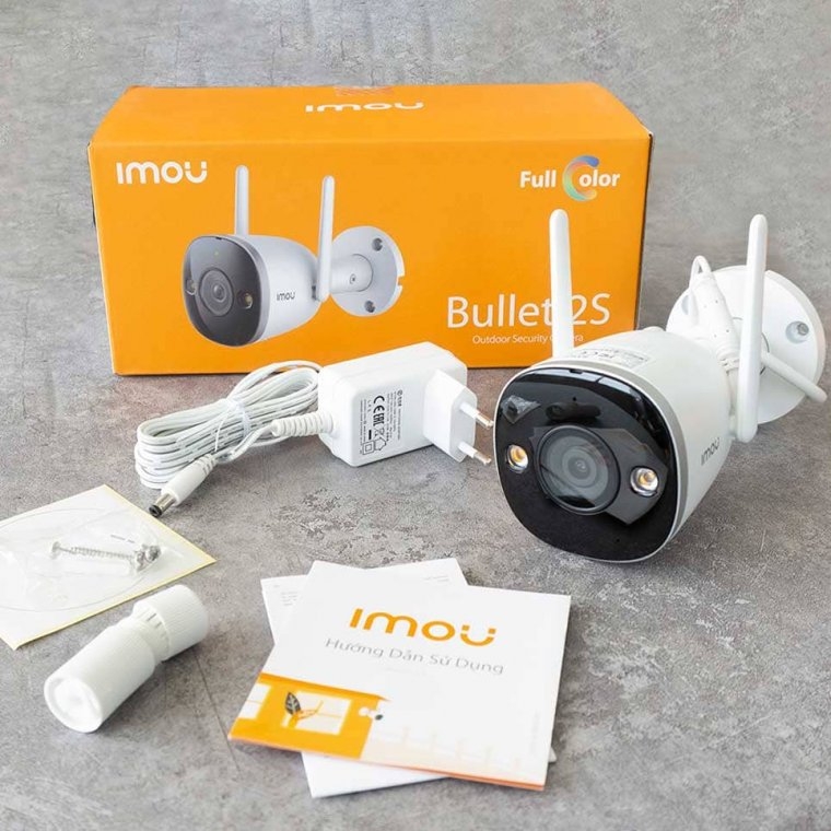 Camera Wifi ngoài trời Full Color IMOU IPC-S3EP-5M0WE (Bullet 3 5MP)