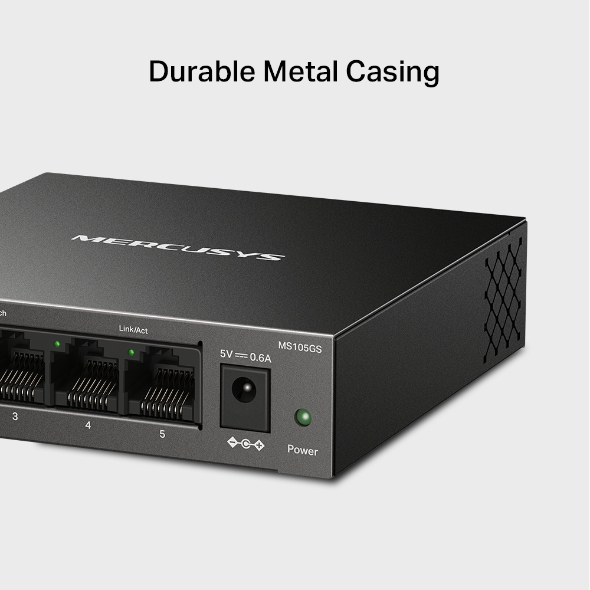 Switch để bàn 5 cổng Gigabit - MS105GS - Kim loại