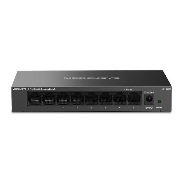Switch Để Bàn 8 Cổng 10/100/1000 Mbps MS108GS - Kim Loại