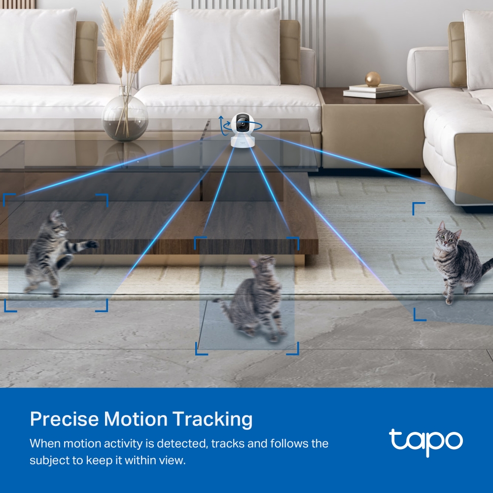Camera giám sát Tapo C222, hiệu TP-LINK, có chức năng ghi hình, có khe gắn thẻ nhớ