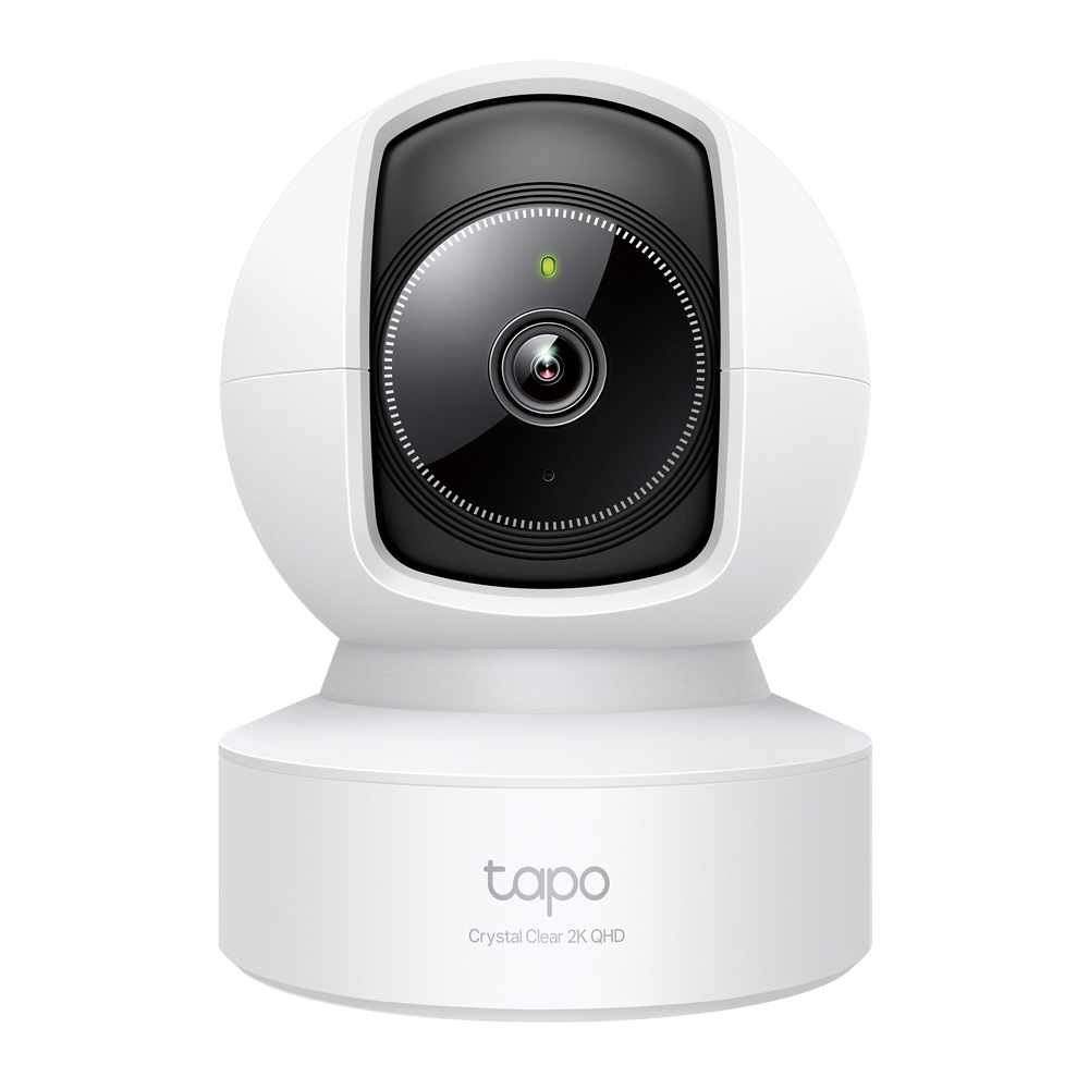 Camera giám sát Tapo C222, hiệu TP-LINK, có chức năng ghi hình, có khe gắn thẻ nhớ