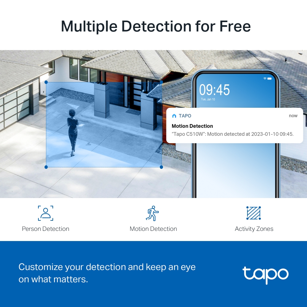 Camera IP Ngoài trời 360 Độ 3MP TP-Link Tapo C510W