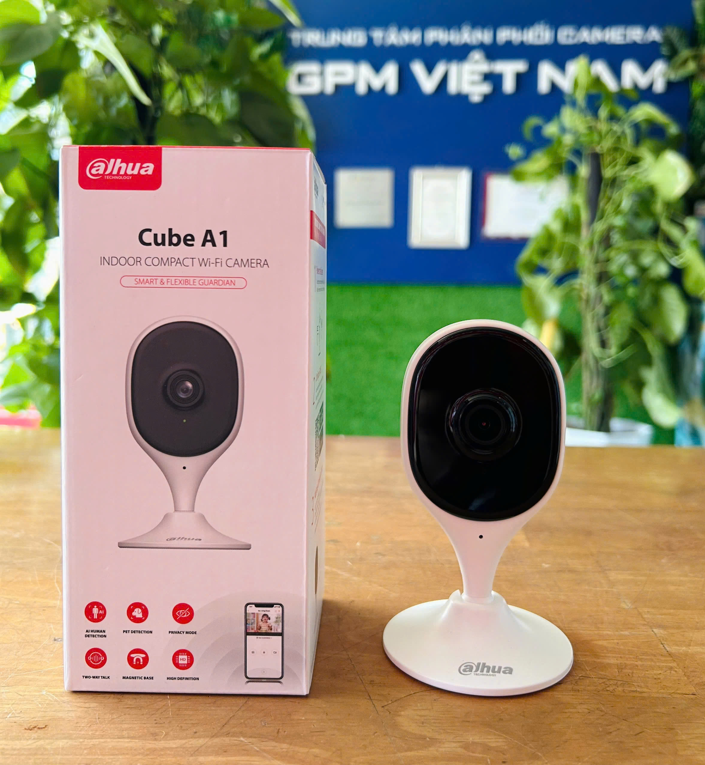 Camera Wifi 3.0 DAHUA DH-C3A - Thân cố định, đàm thoại 2 chiều, phát hiện chuyển động, bluetooth, wifi 6