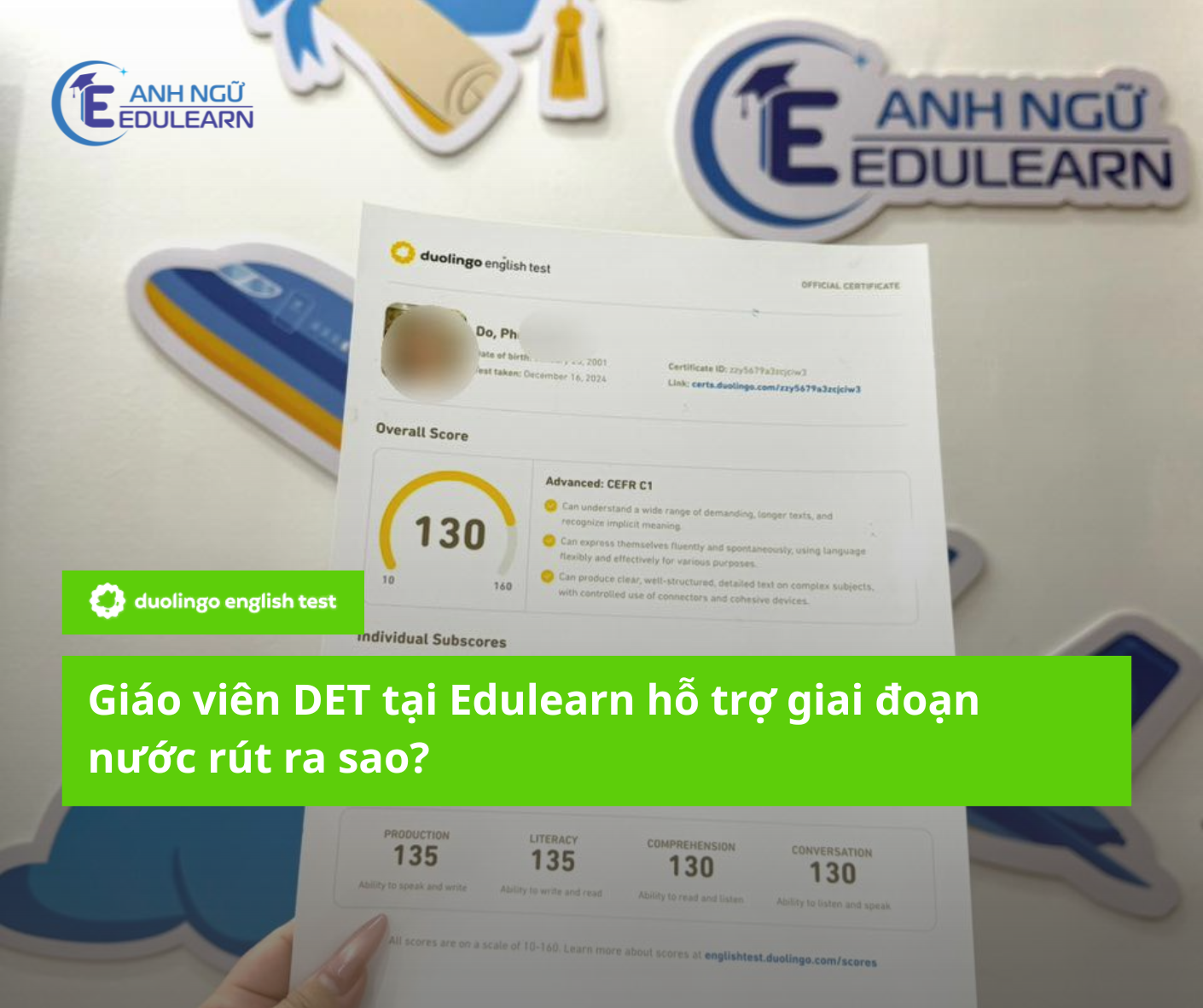 Giáo viên Duolingo English Test tại Edulearn hỗ trợ học viên giai đoạn “nước rút” ra sao?