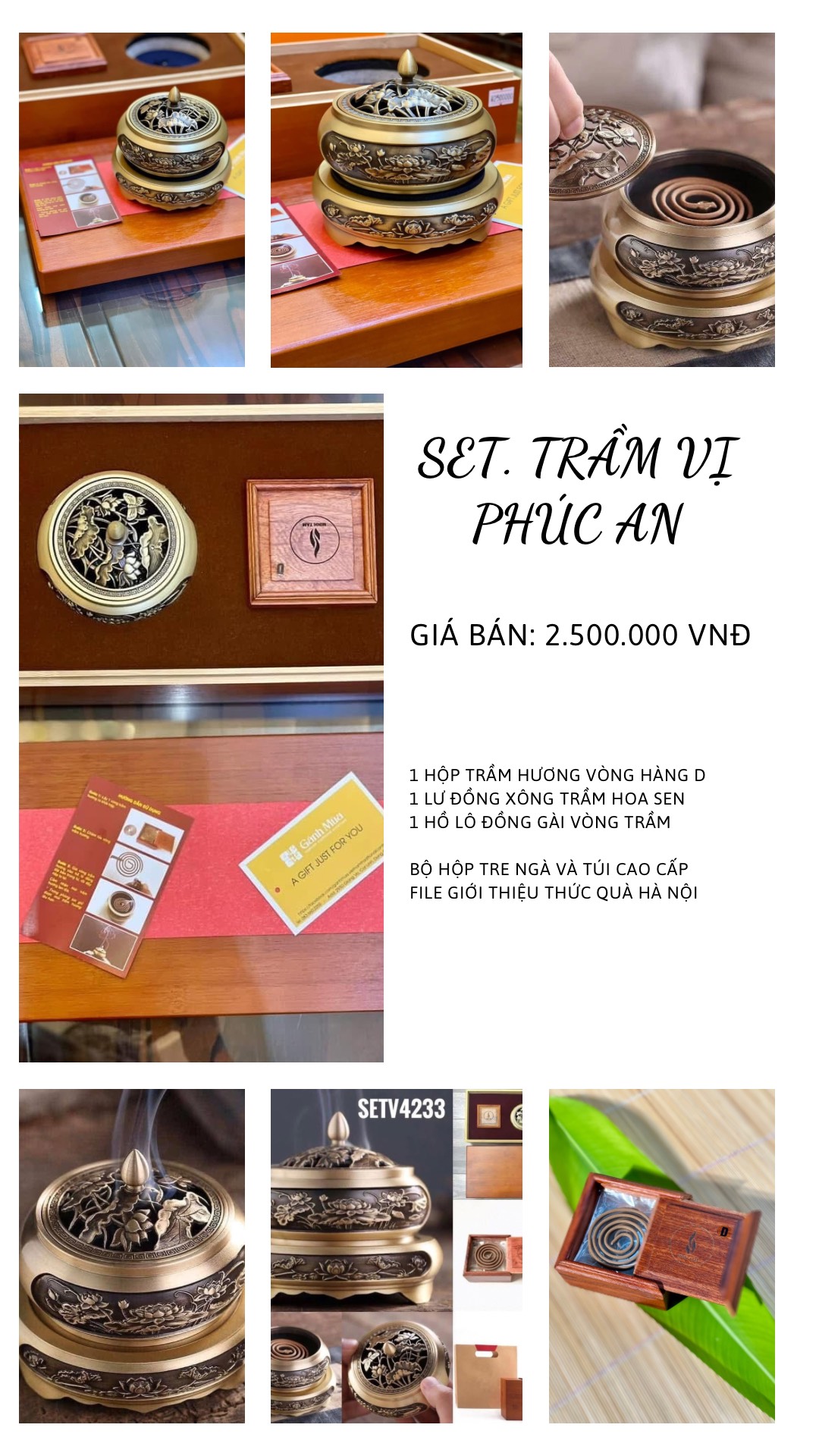 SET QUÀ TRẦM VỊ PHÚC AN