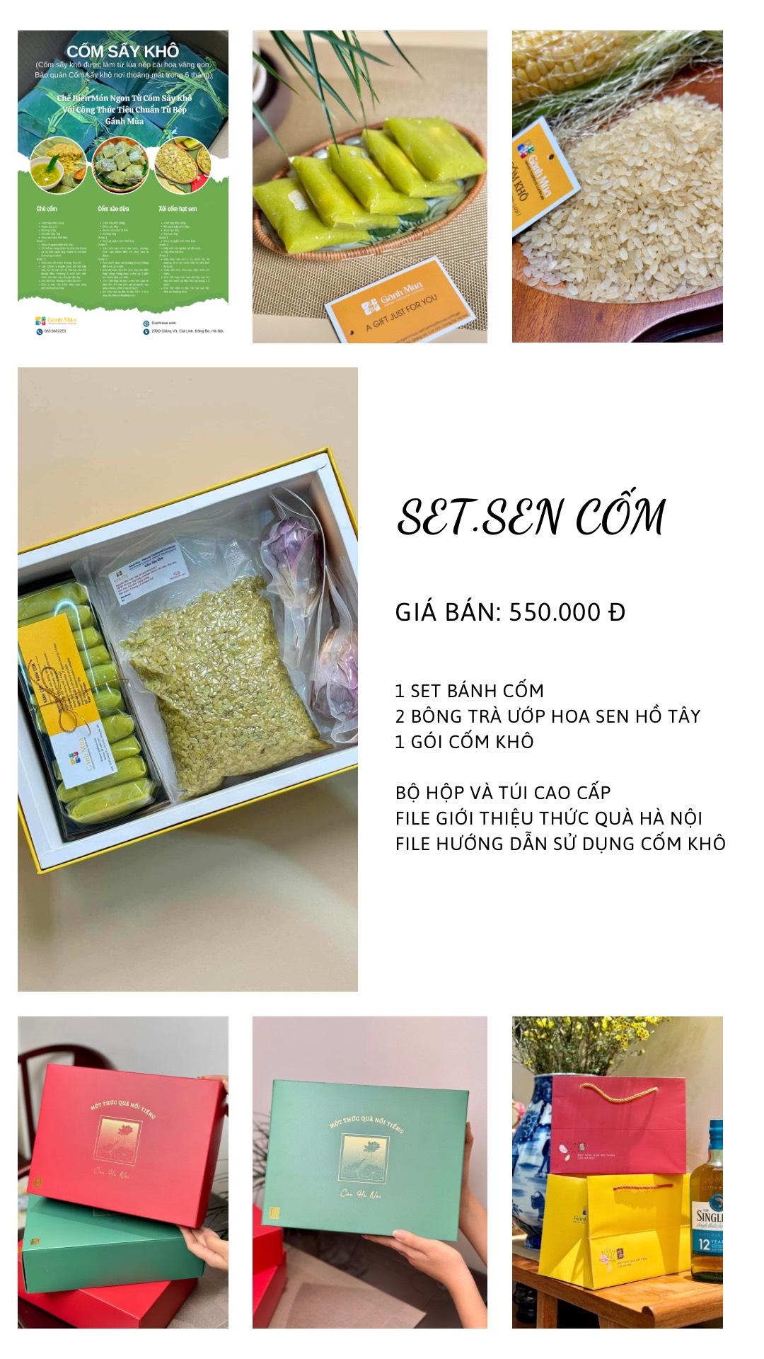 SET QUÀ SEN CỐM