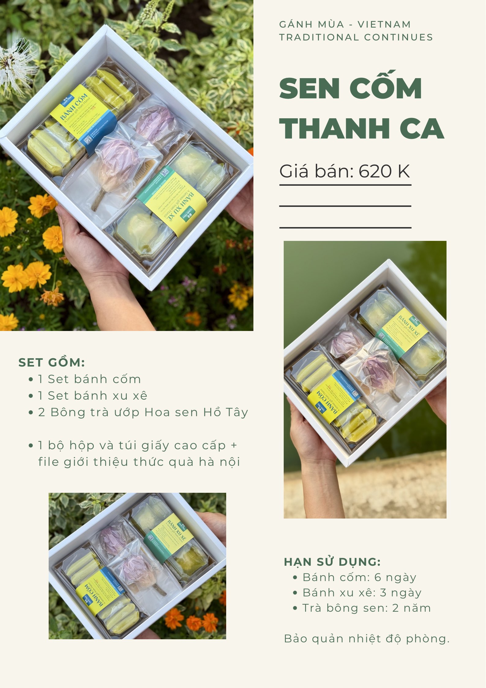 SET QUÀ SEN VIÊN MÃN