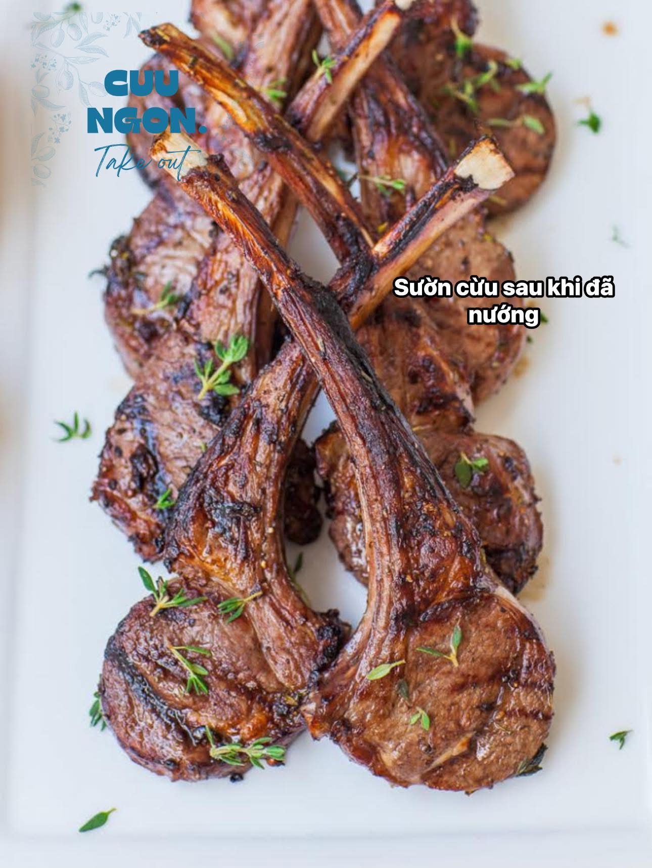 Sườn Cừu cắt kiểu Pháp ướp sẵn