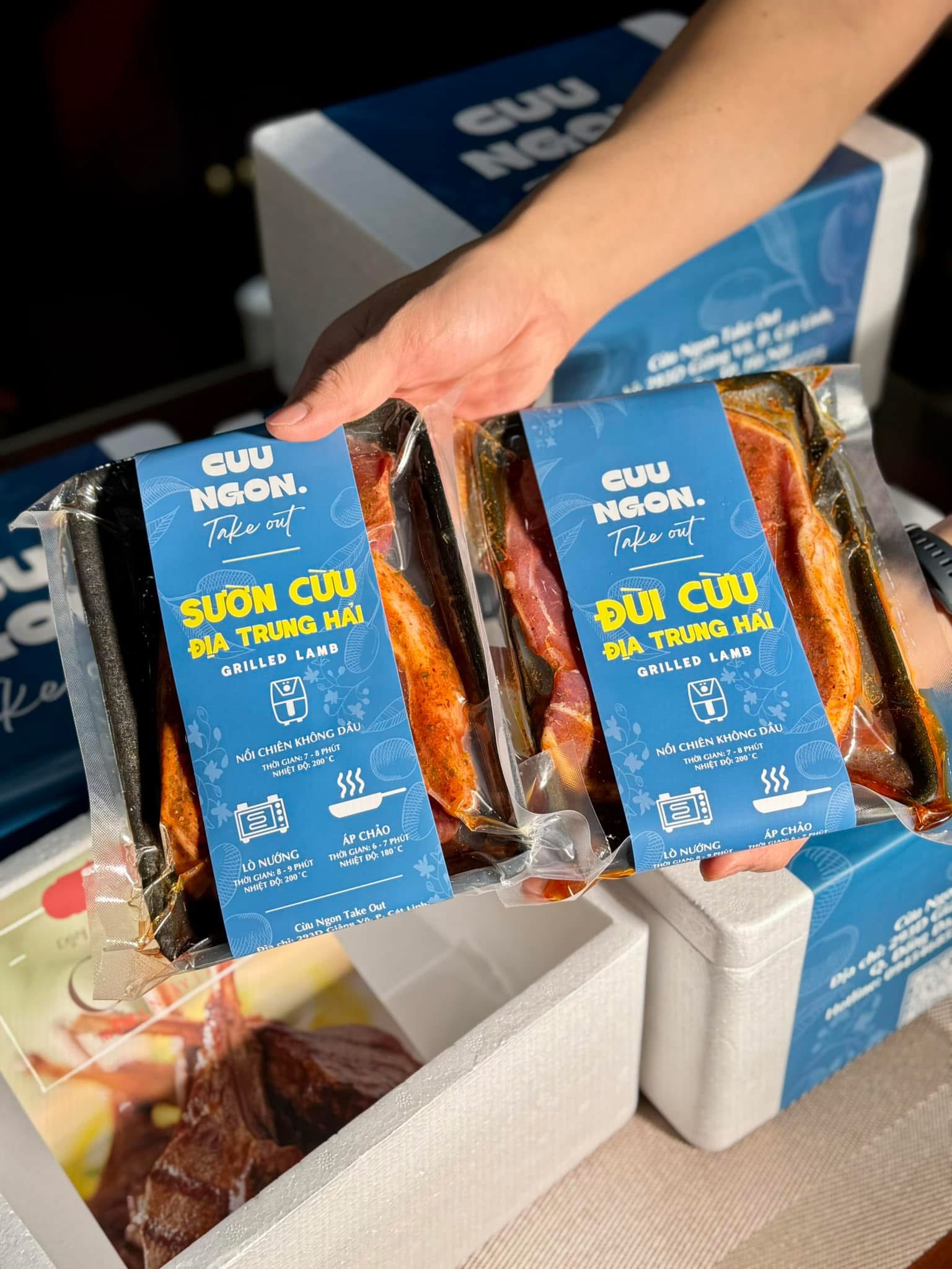 Đùi cừu không xương ướp sẵn