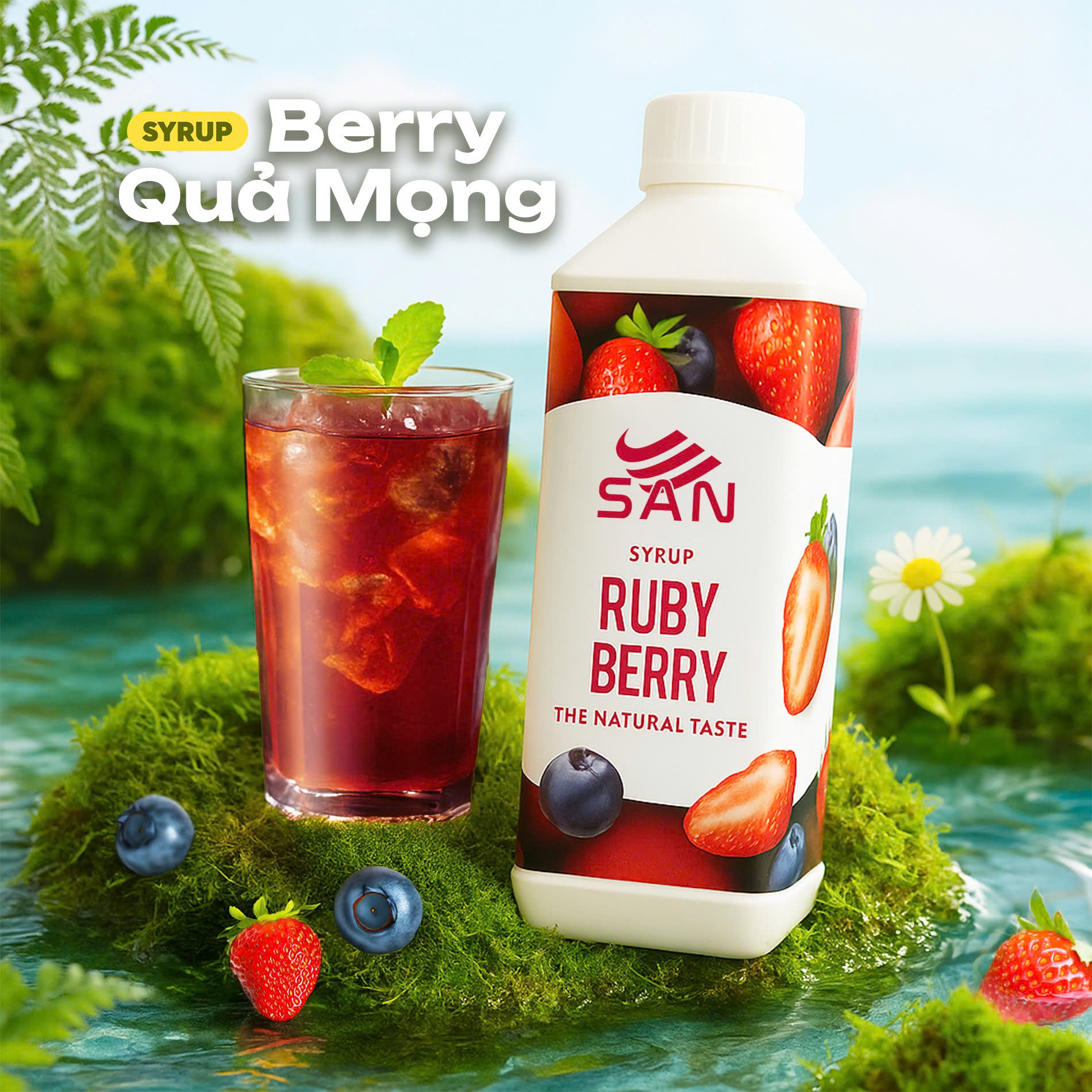 syrup kiwi nho xanh