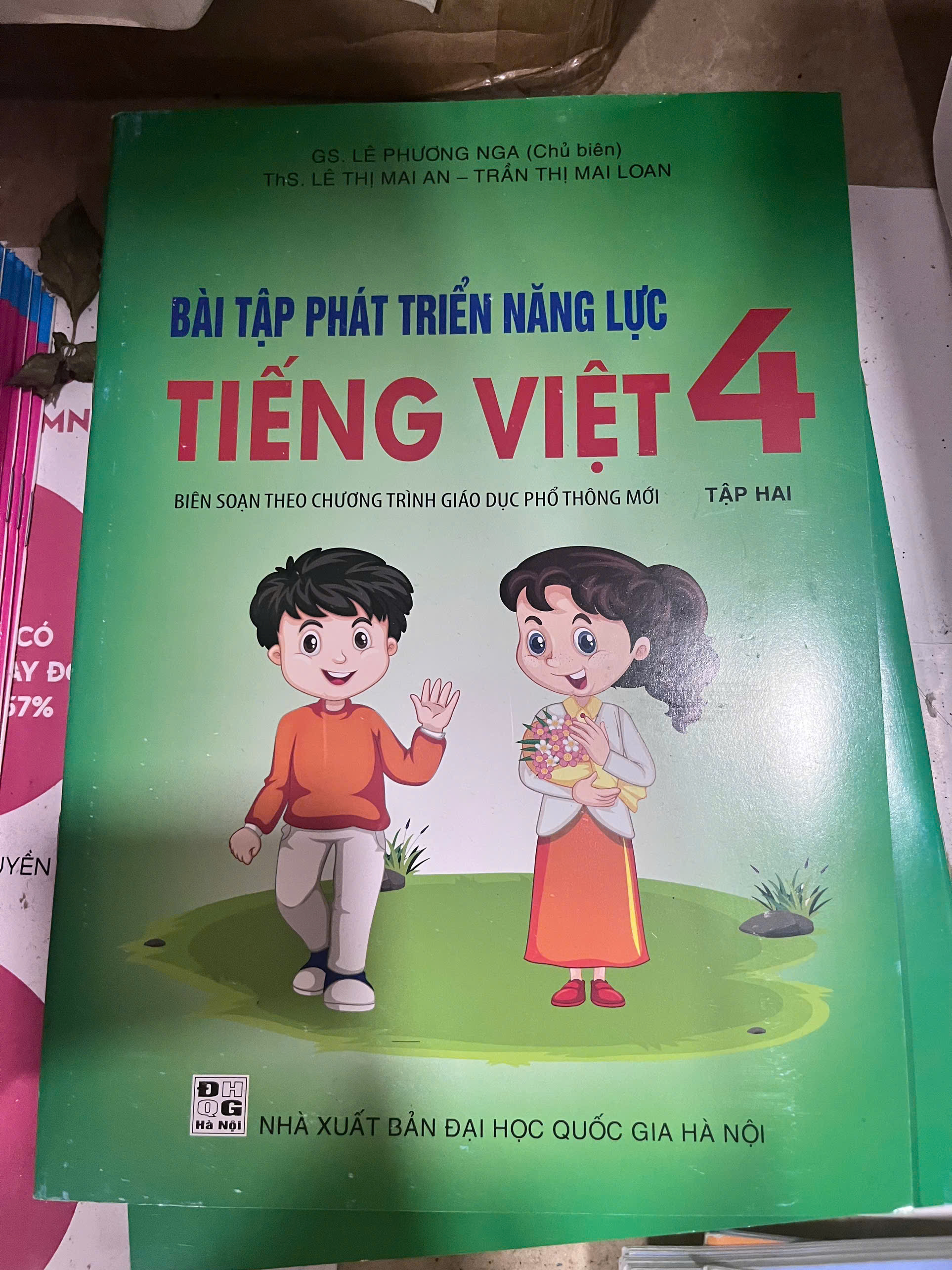 Combo Bài tập tiếng việt phát triển năng lực 4 - tập 1 + 2 (Kết nối)