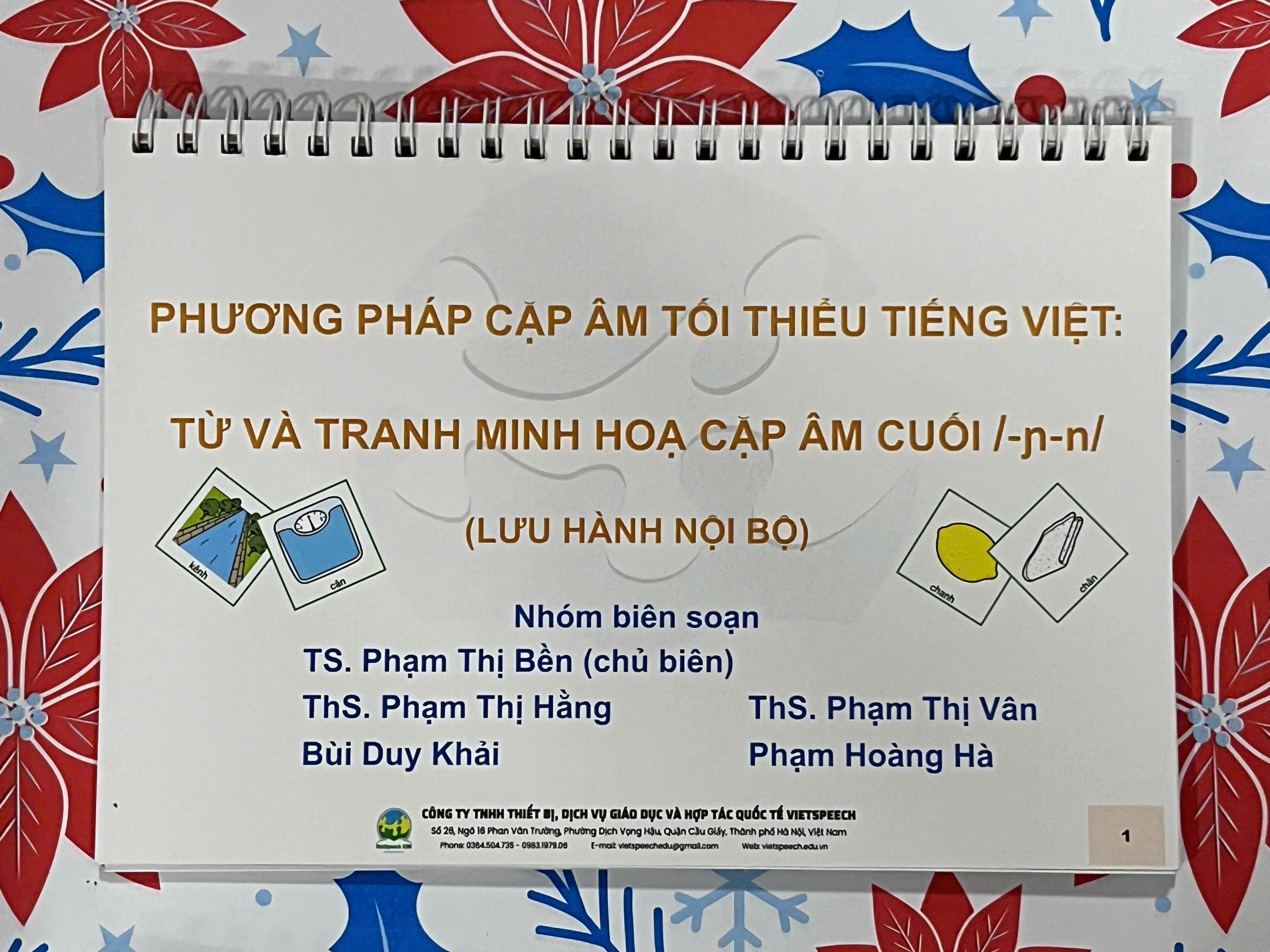PHƯƠNG PHÁP CẶP ÂM TỐI THIỂU TIẾNG VIỆT: TỪ VÀ TRANH MINH HỌA 6 CẶP ÂM CUỐI /ng-n/, /nh-n/, /p-t/, /m-n/, /c-t/, /t-k/