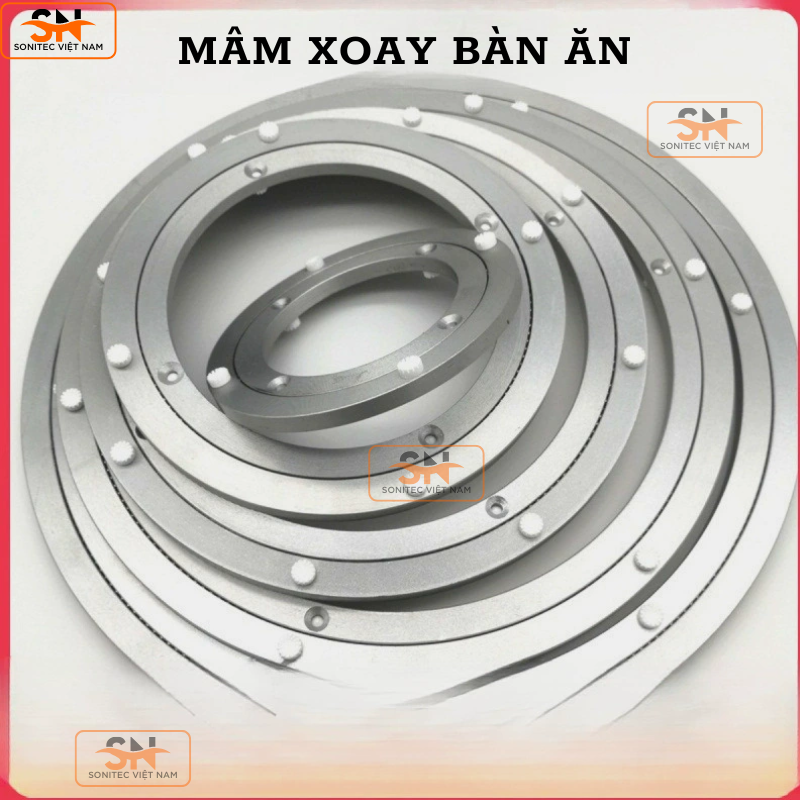 Mâm Xoay Bàn Ăn Cao Cấp – Vòng Xoay Bàn Tròn 360 Độ | Tiện Lợi – Sang Trọng