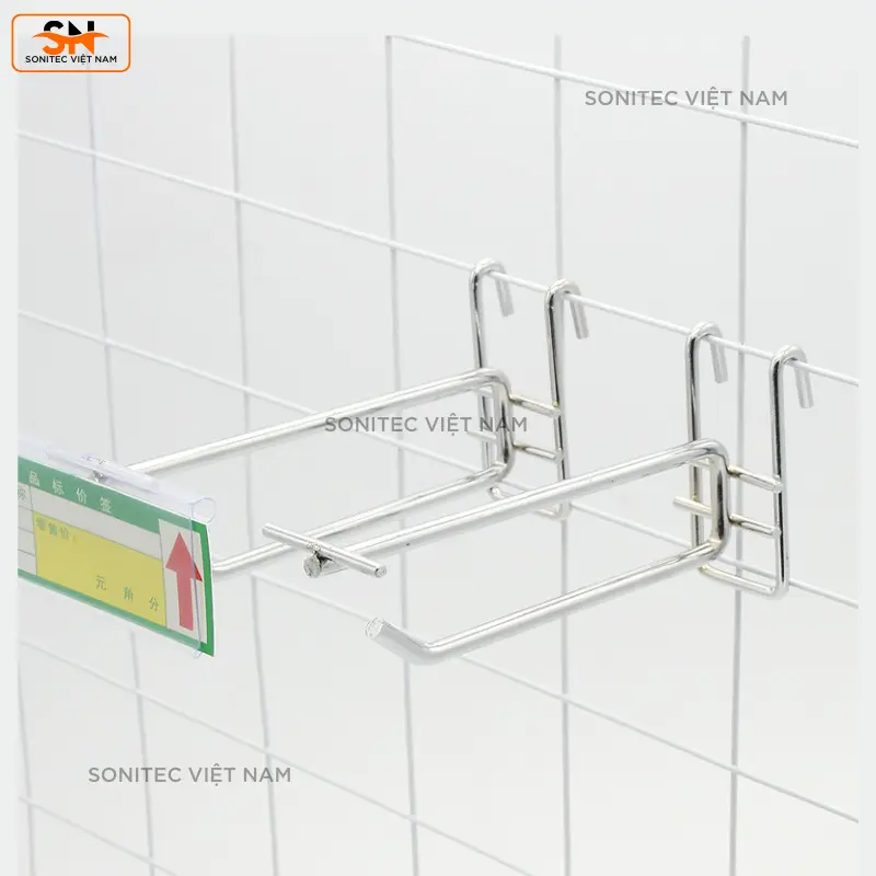 Móc treo cài lưới 2 tầng có bảng tên
