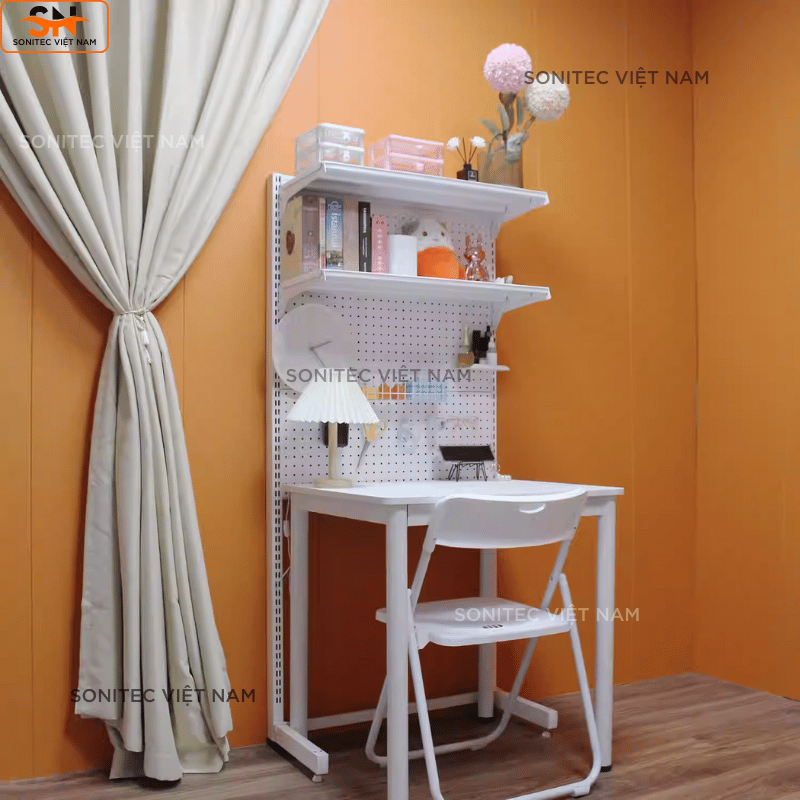 Kệ Sách Có Lưới 2 Tầng – Kệ Để Bàn Trang Trí, Lưu Trữ Đa Năng