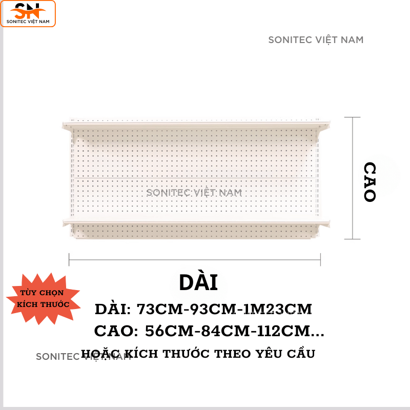 Kệ Để Bàn 2 Tầng Ghép Đôi Khung Lưới – Kệ Trưng Bày Sơn Tĩnh Điện Cỡ Lớn