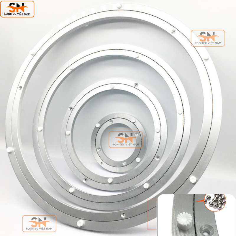 Mâm Xoay Bàn Ăn Cao Cấp – Vòng Xoay Bàn Tròn 360 Độ | Tiện Lợi – Sang Trọng