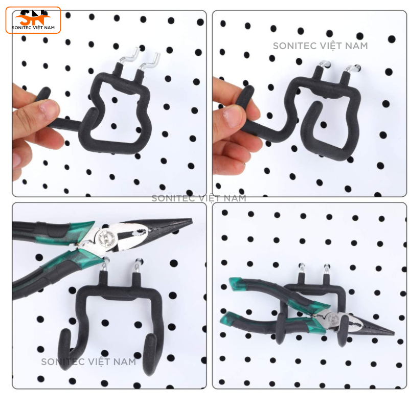 Móc Trưng Đồ Bắt Vít – Móc Treo Tiện Ích Treo Tường – Móc Lưu Trữ Vật Tư