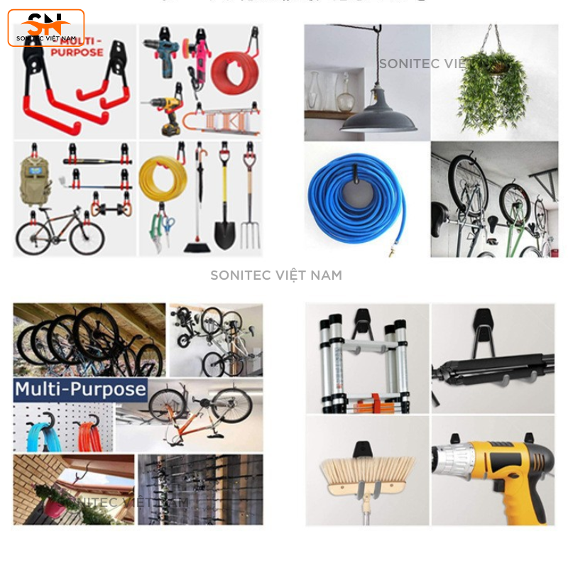 Móc Trưng Đồ Bắt Vít – Móc Treo Tiện Ích Treo Tường – Móc Lưu Trữ Vật Tư