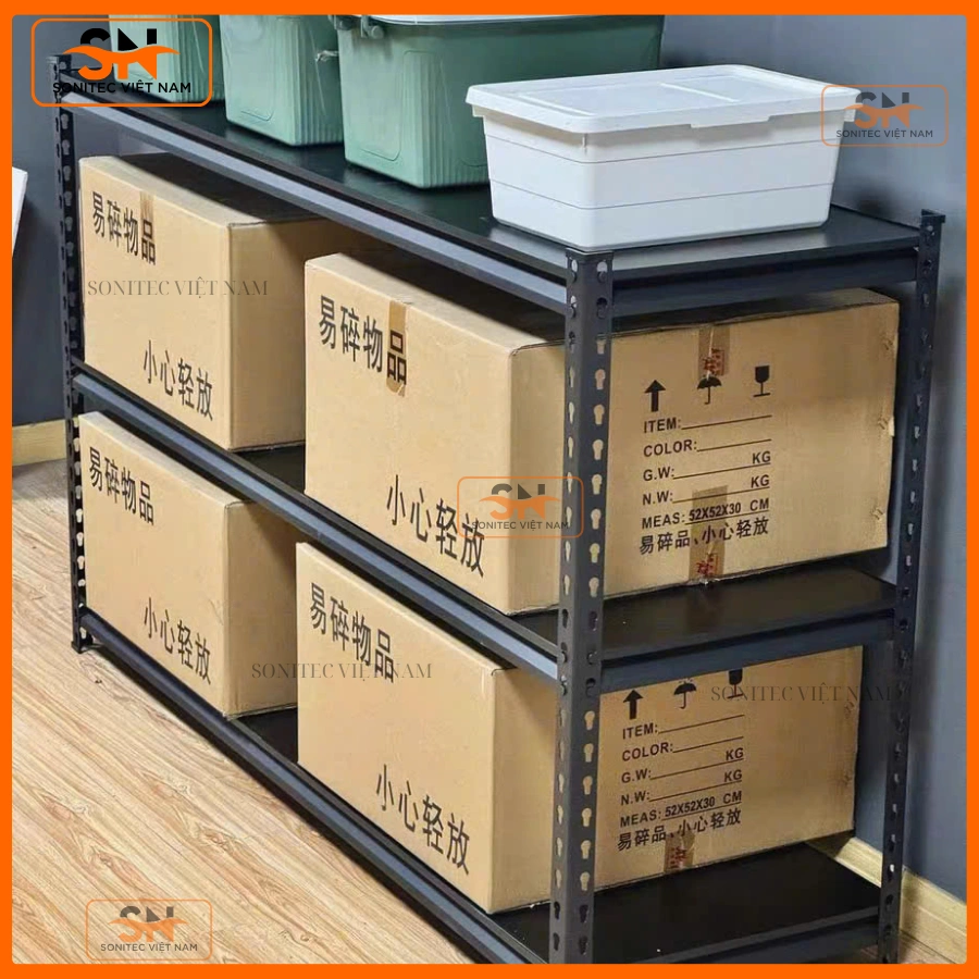 Kệ sắt V lỗ 3 tầng