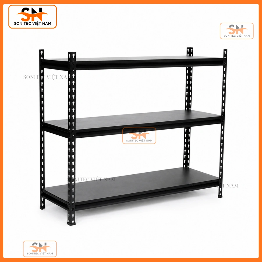 Kệ sắt V lỗ 3 tầng