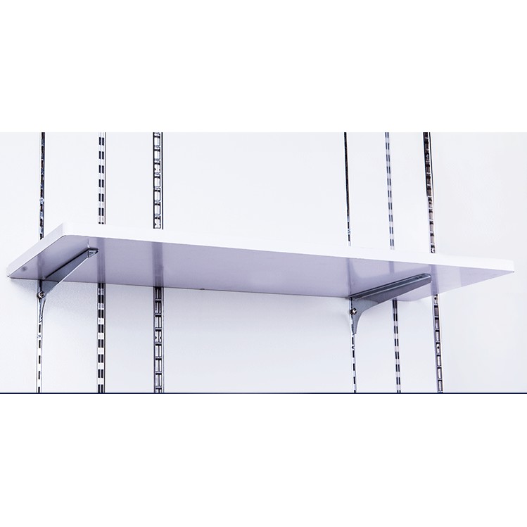 Thanh Ray Gắn Tường Đơn A1 – Thép Mạ Inox, Bền Đẹp – Lắp Âm Tường, Tủ Gỗ