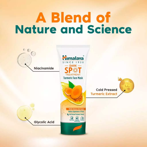 Mặt nạ tinh chất nghệ giảm thâm sáng da Himalaya Dark Spot Treatment Turmeric Face Mask 100ml