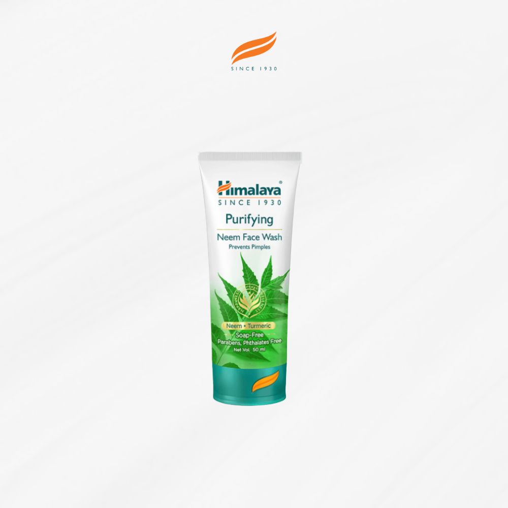 Sữa rửa mặt dịu nhẹ giúp giảm mụn chiết xuất từ lá neem Himalaya Purifying Neem Face Wash 50ML