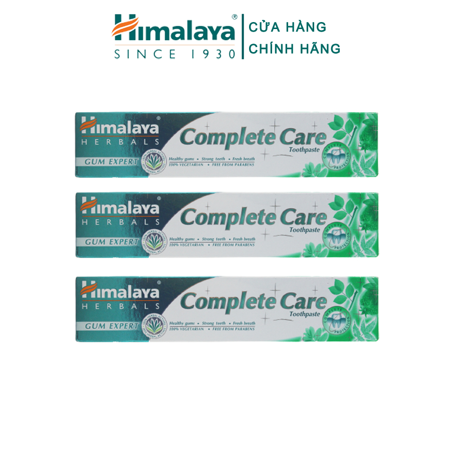 [COMBO 3] KEM ĐÁNH RĂNG BẢO VỆ NƯỚU HIMALAYA COMPLETE CARE TOOTHPASTE (3 tuýp)