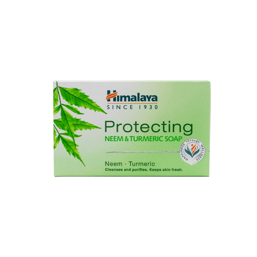 Combo 3 xà phòng giảm mụn cơ thể từ lá neem Himalaya Neem & Tumeric Soap
