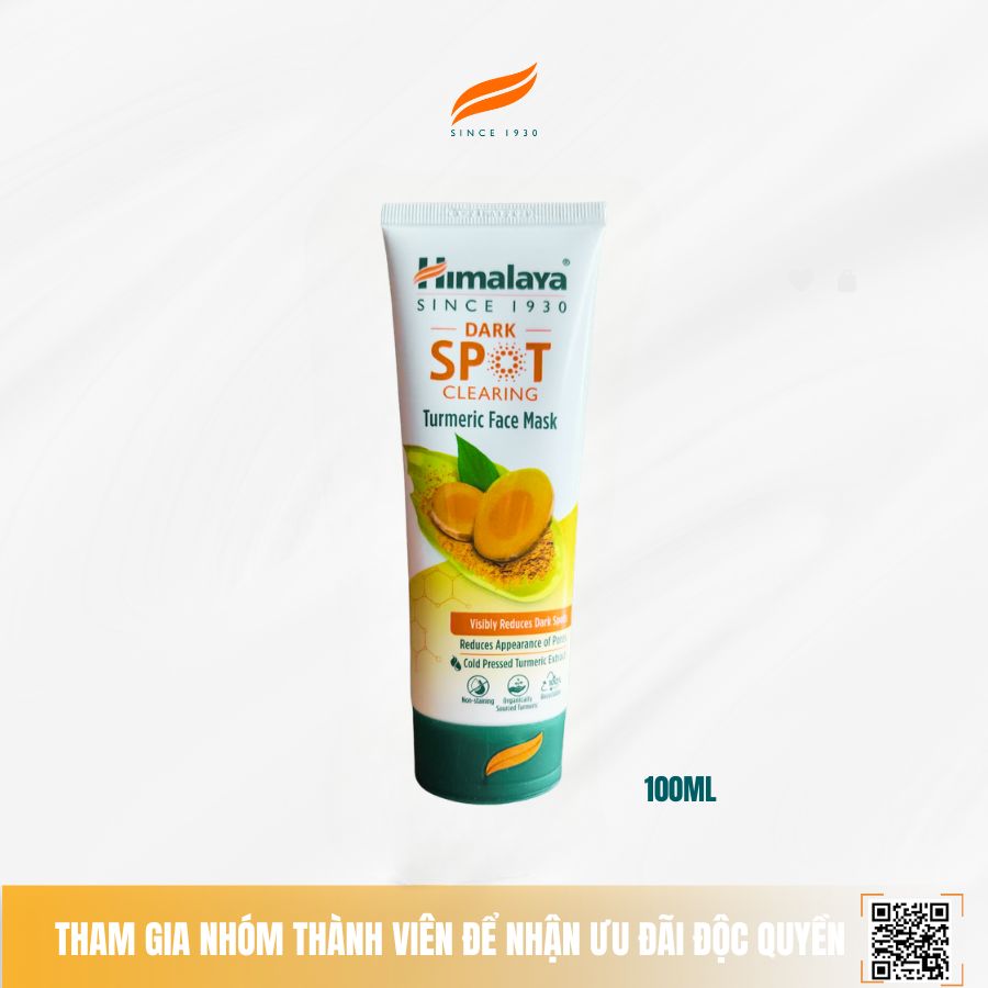 Mặt nạ tinh chất nghệ giảm thâm sáng da Himalaya Dark Spot Treatment Turmeric Face Mask 100ml