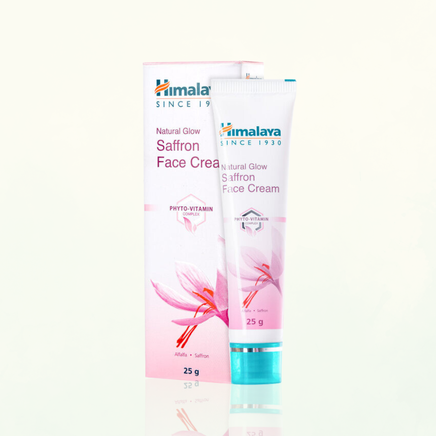 Kem dưỡng sáng da nâng tông chiết xuất nghệ tây Himalaya Natural Glow Saffron Face Cream
