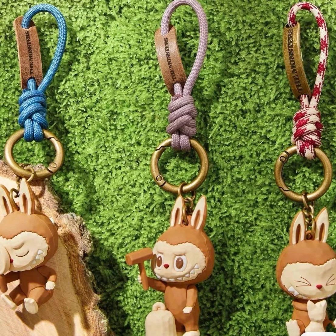 LABUBU THE MONSTERS POPLAND EXCLUSIVE TIMBER WORKSHOP SERIES KEYCHAIN Blind Box