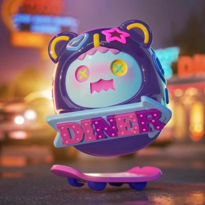 ShinWoo Strange Ghost Dinner Series Figures Blind Box