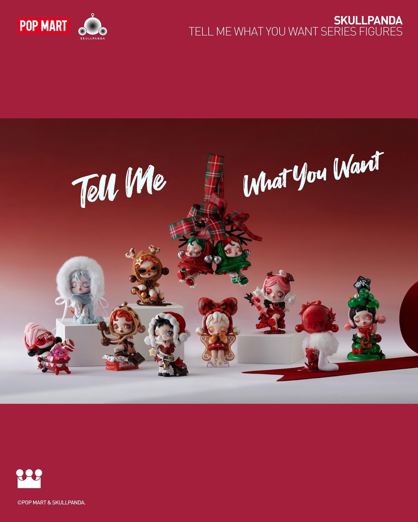 SKULLPANDA Tell me what you want Series Figures BLINDBOX