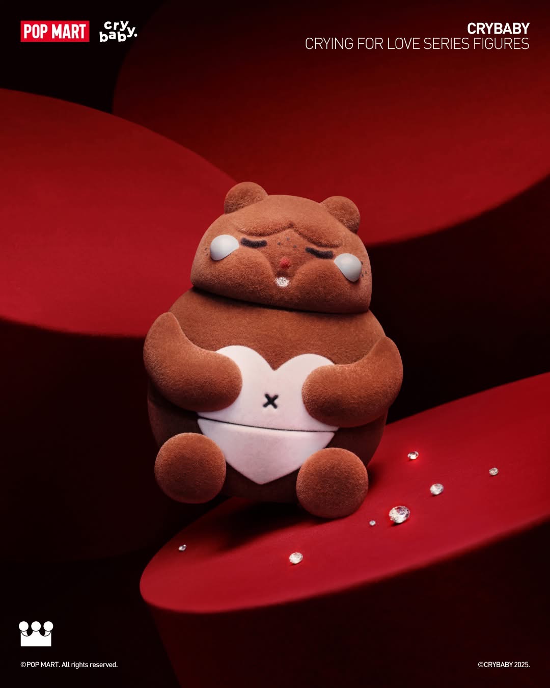 CRYBABY Crying For Love Series Figures BLIND BOX